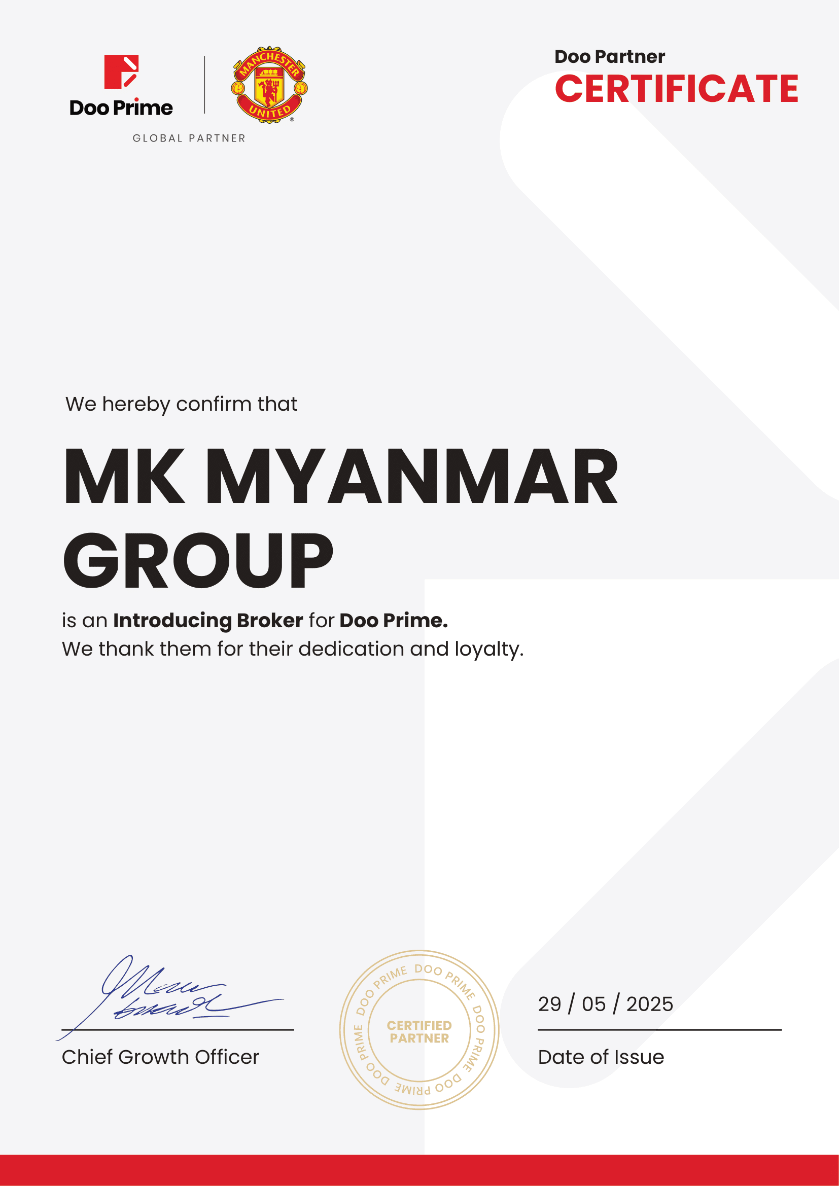 IB Certificate
